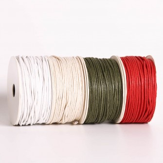 Cotton wax cord